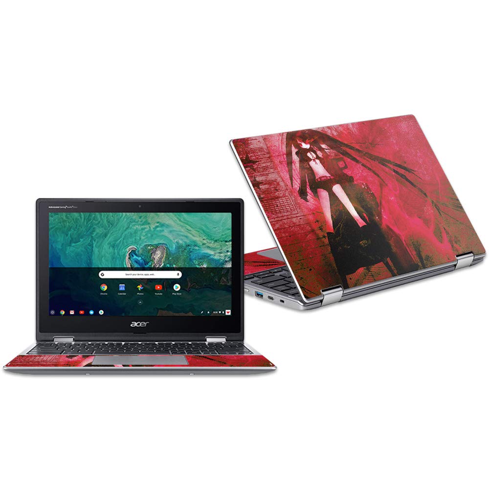 MightySkins Vinyl Decal For Acer Chromebook Spin 11 CP311 - Red Camo Protective Skin, Easy Apply, Made In USA 7 thumbnail image