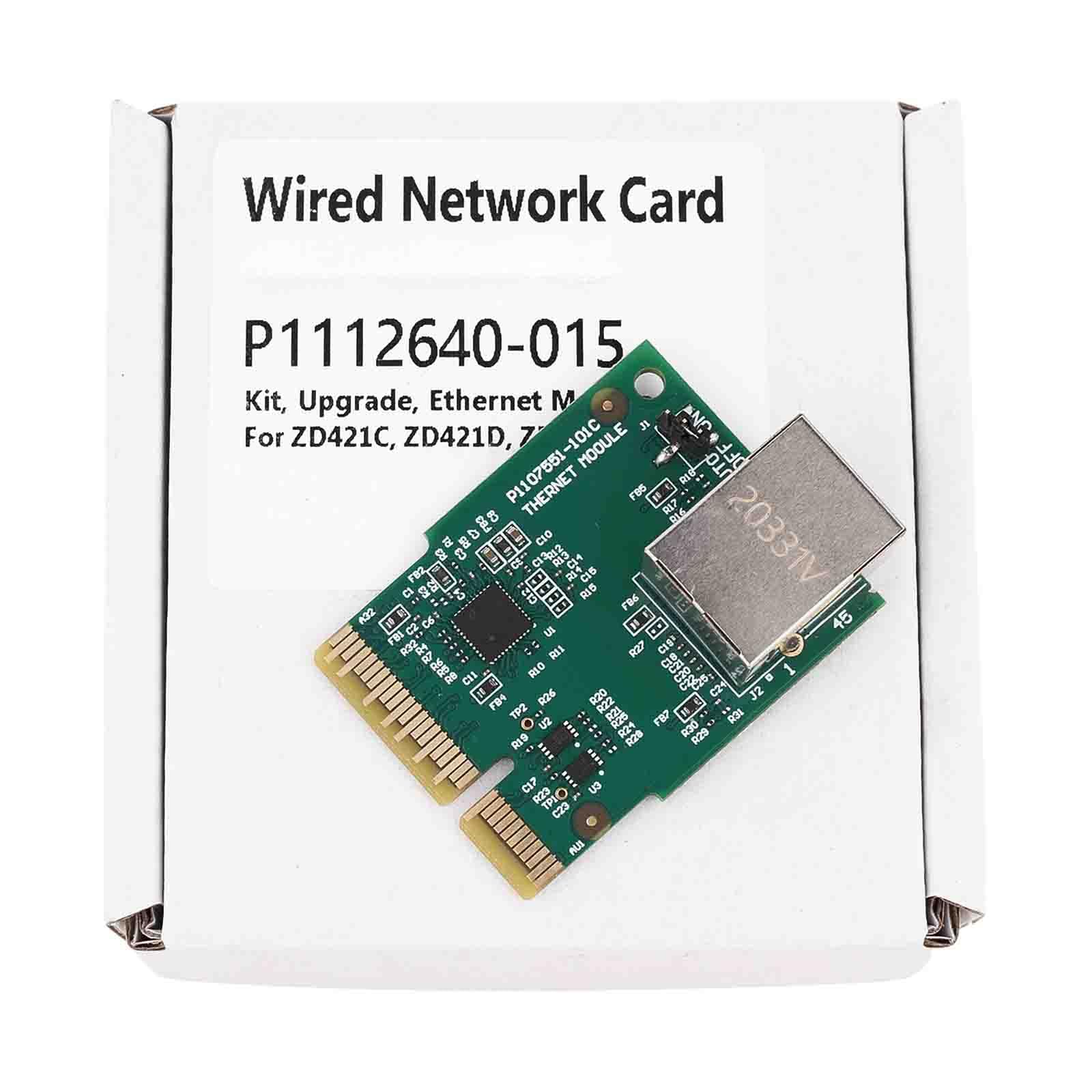 Modulo Ethernet P1112640-015 ZD421 Kit per Zebra ZD421C ZD421D ZD421T ZD411D ZD411T ZD611 Stampante per etichette Scheda di rete cablata