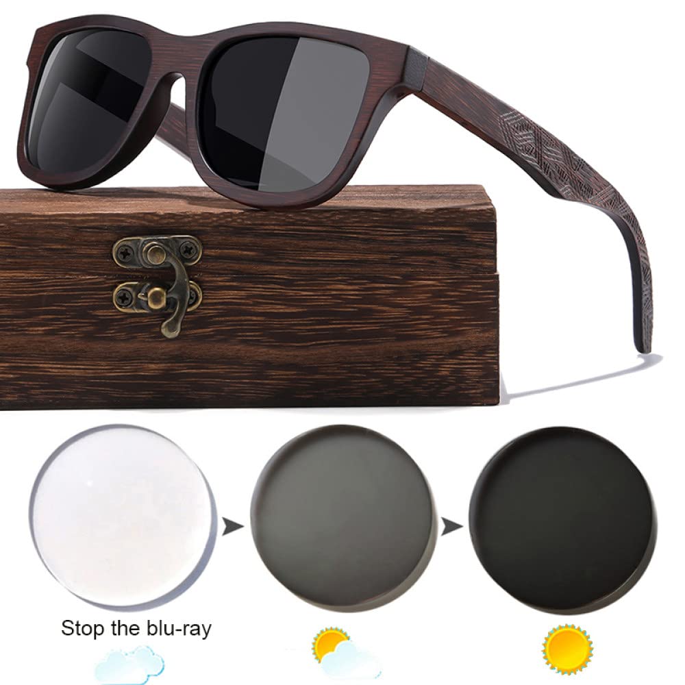 Gafas de sol, Gafas Polarizadas Hechas A Mano Con Lentes Revestimiento De Espejo Y Caja Regalo
