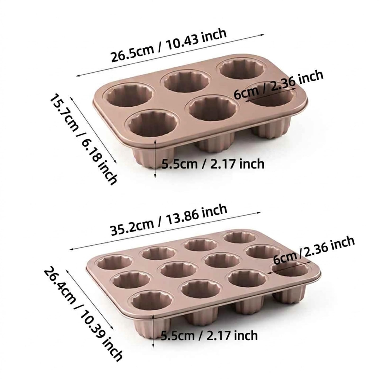 Praktische Antihaft-Kuchenform aus Karbonstahl, für Hobby-Bäcker, Kochgeschirr