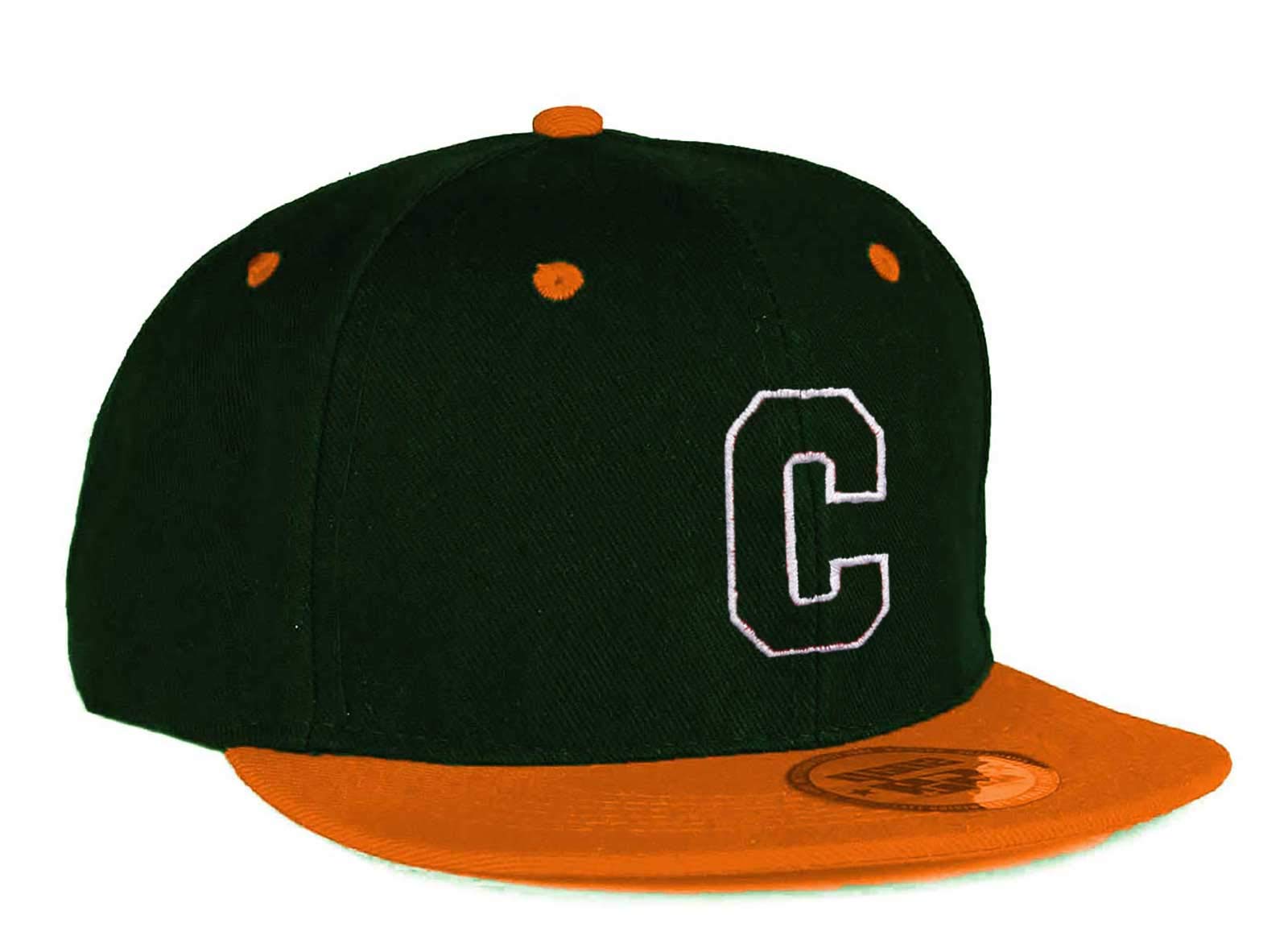 Mfaz Morefaz Ltd Boys C Youth Kids Adult Size Hats Snapback Orange Flat Peak Hat Girl Asual Baseball Ap A-Z Alphabet (, Adult)