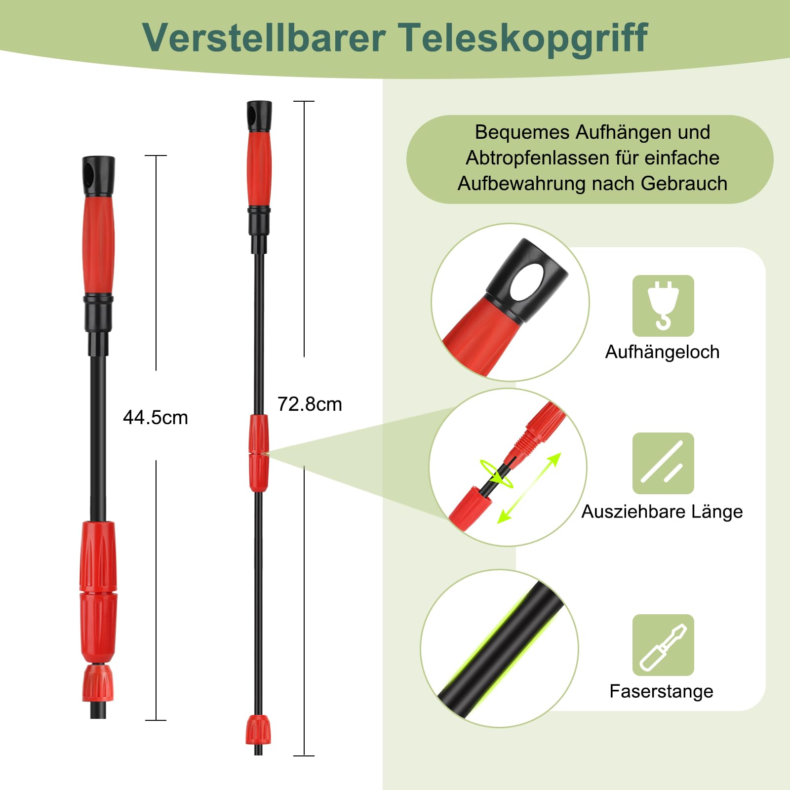 hygger Kit de Nettoyage pour Aquarium 6 en 1, Outil de Nettoyage d'Aquarium Polyvalent (M)