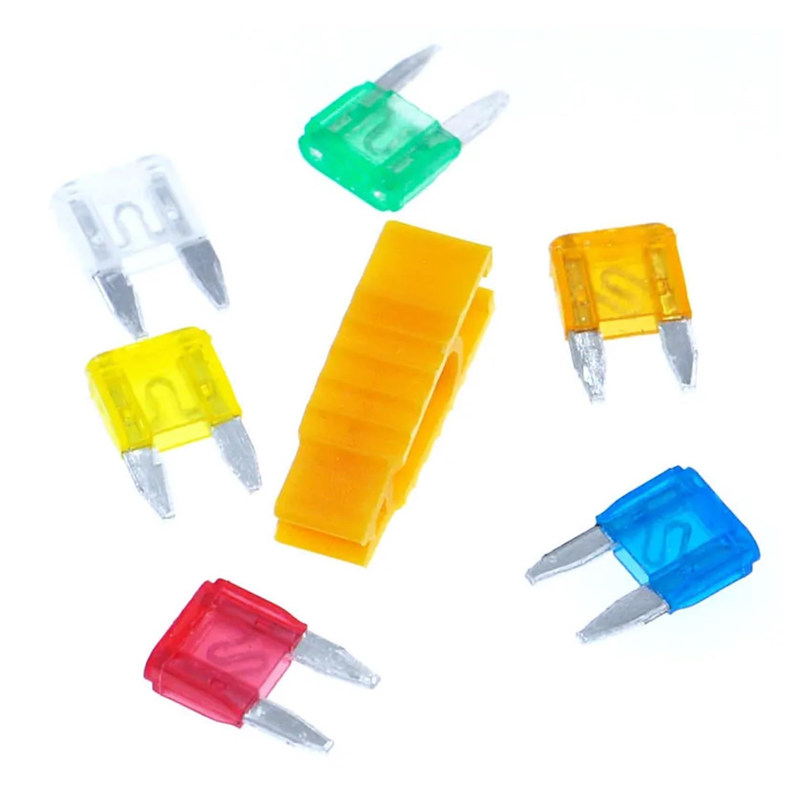 30-teiliges kleines Mini-Blade-Autosicherungsset for PKW LKW 5/10/15/20/25/30A Sicherung mit Kunststoffbox