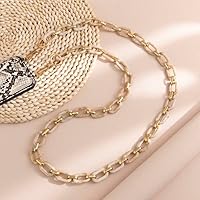 QIUMING 110 Cm De Long Style Incliné Suspendu Chaîne De Téléphone Portable Bijoux Mode Acrylique Téléphone Sangle Cordon Anti-Perte étui De Téléphone Portable Lanière