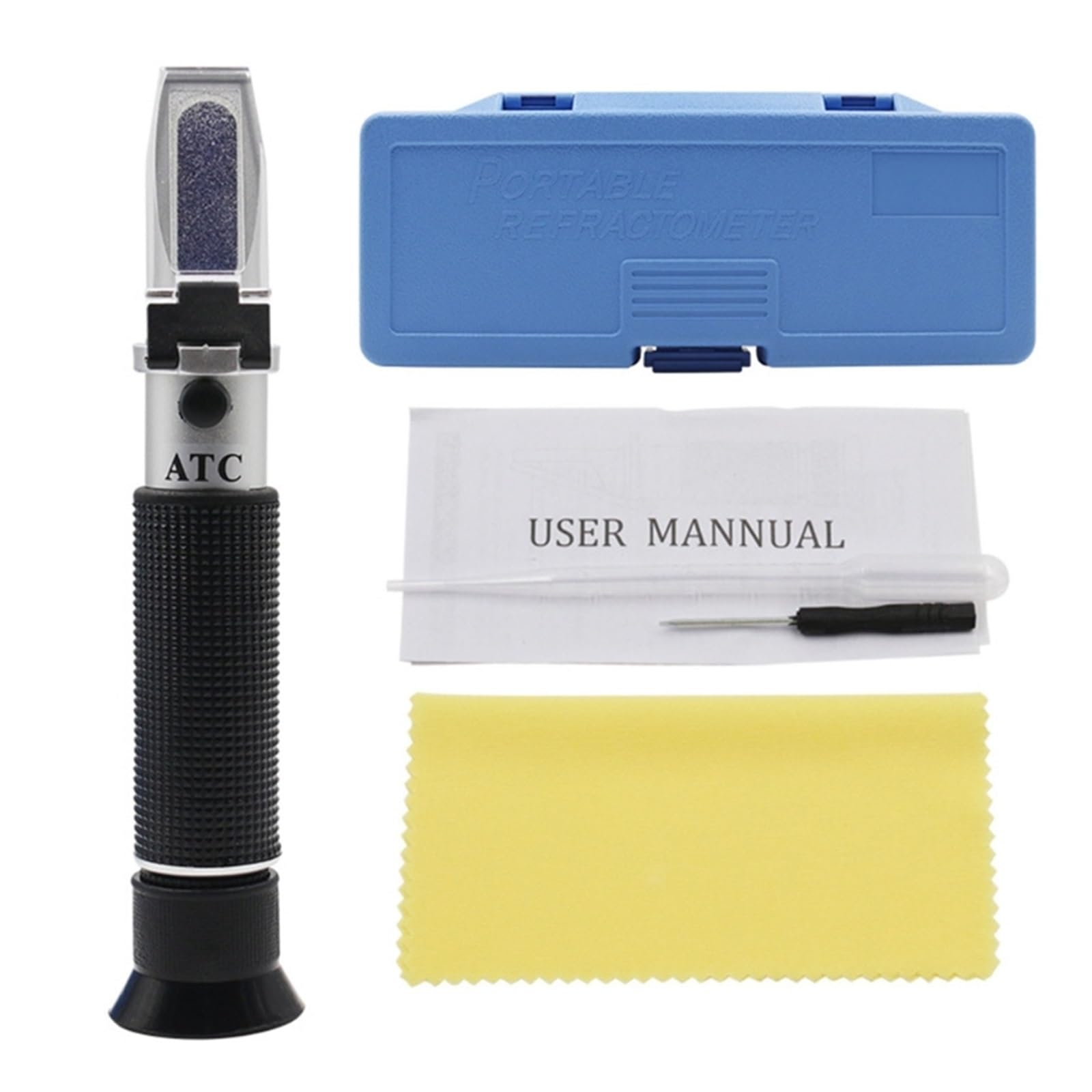 Handheld Salinity Refractometer 0 To Salinometer Salt Concentration Tester