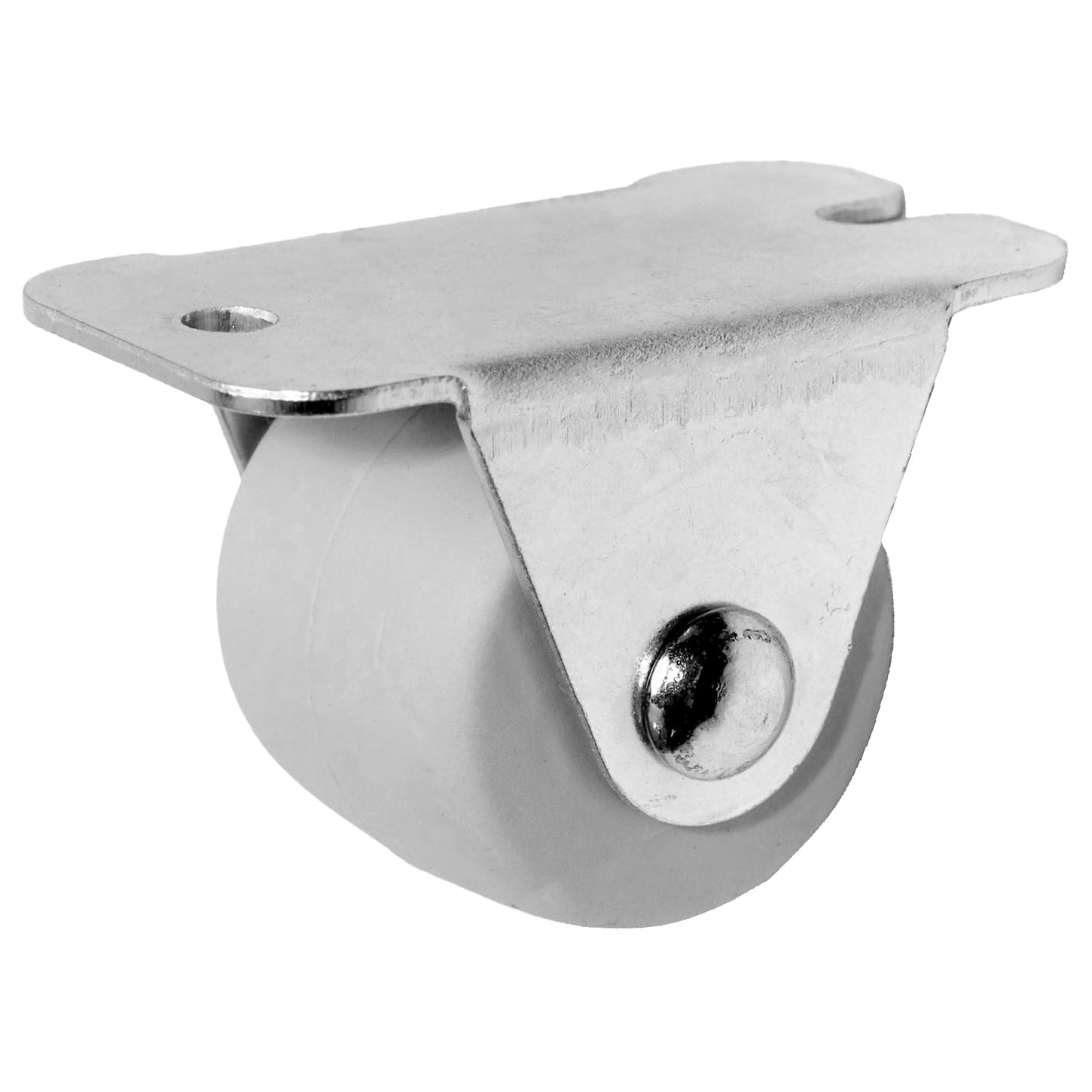 Pack of 1 x Heavy Duty Rubber Furniture Castor Wheel 33mm - Durable Furniture Caster Wheel - Perfect for Cabinets, Shelves, Tables - Easy Install, Carpet-Friendly, Enhance Mobility & Stability