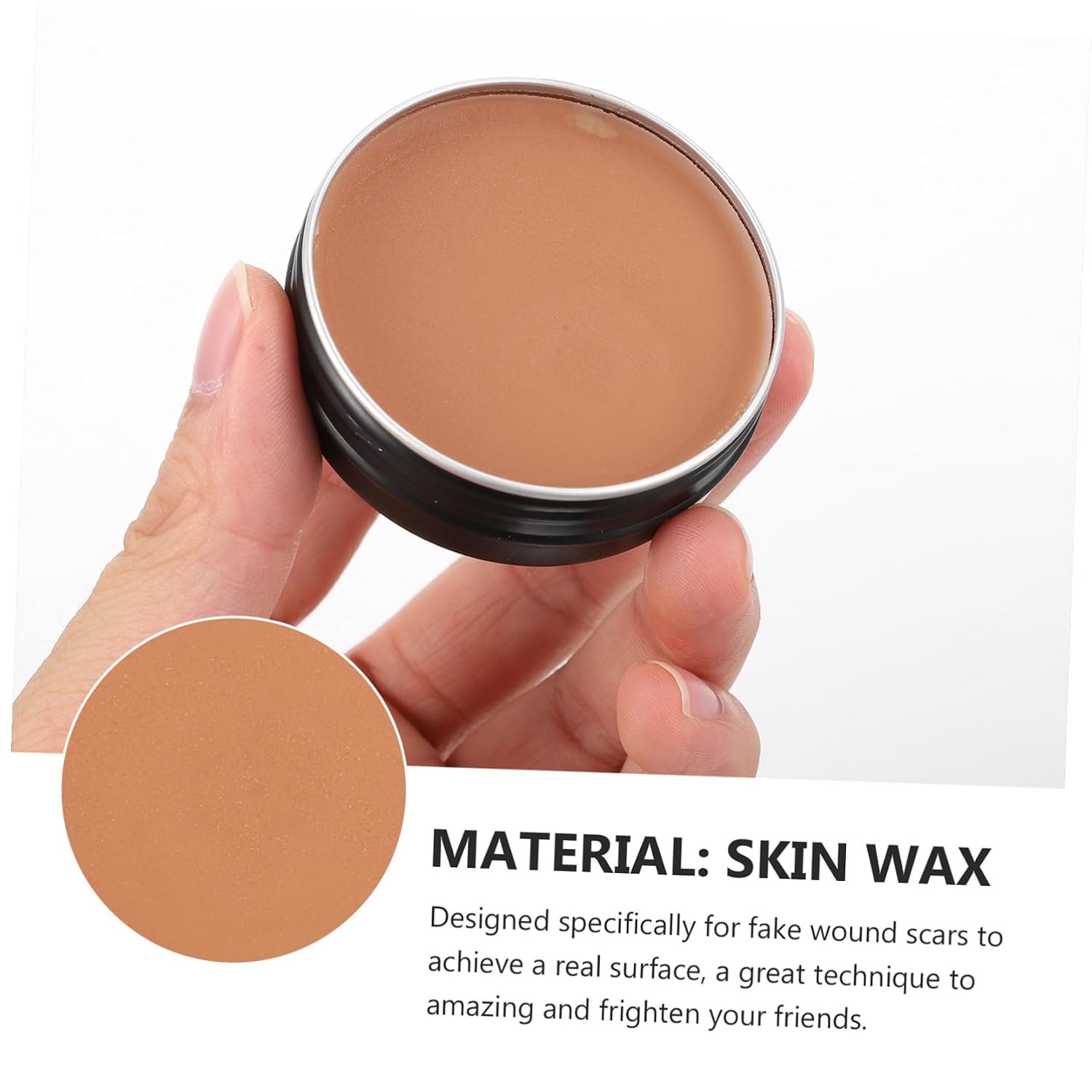 Scar Modeling Wax Makeup Tool Special Effects Skin Wax for Halloween Makeup for Theatrical Use for Creating Realistic Scars and Wounds