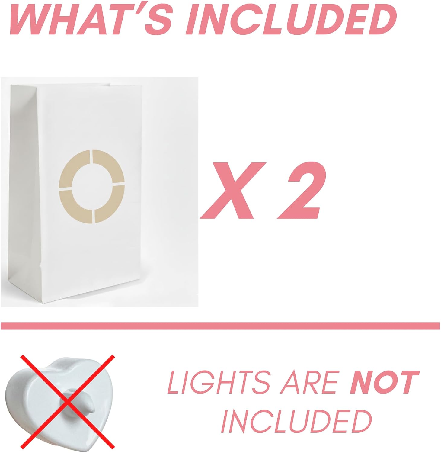 WYMM O Light Up Letter - Luminary Bags Perfect for Personalized Happy Birthday Banner, Proposal Decorations, Engagement Party Decorations and Congratulations Banner for Your Loved One