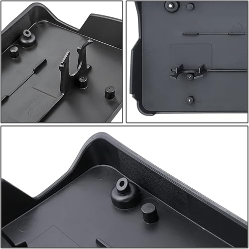 Miniatura 4 de Soporte de montaje de matrícula frontal estilo fábrica compatible con Mercedes-Benz GLS450 17-19, negro mate