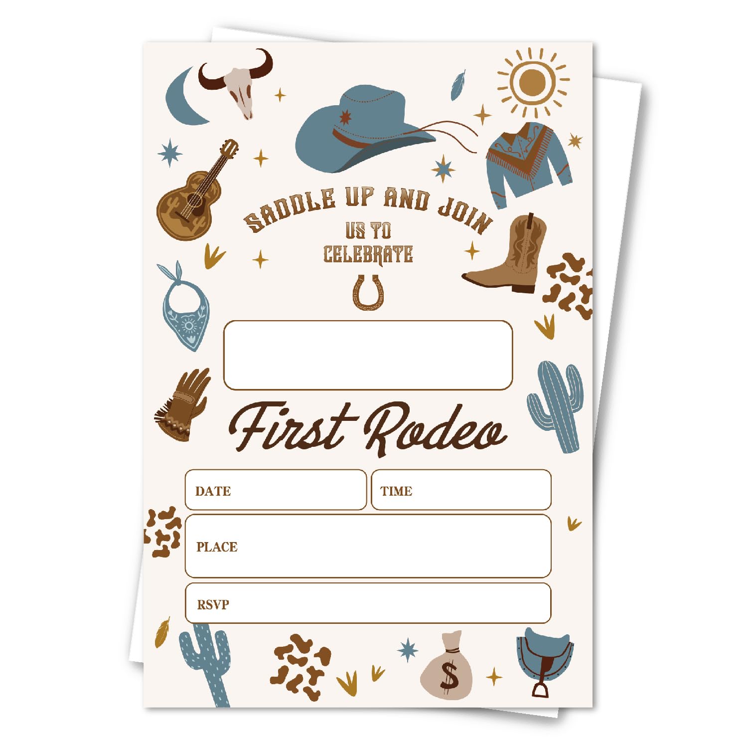 amazon-com-knibeo-western-rodeo-party-invitations-first-rodeo-birthday-party-invitation-cards-4x6-inches-cowboy-party-invites-set-of-20-with-envelopes-cowboy-party-invitations-home-kitchen for Cowboy Birthday Invitations Free Printable Amazon.com : Knibeo Western Rodeo Party Invitations - First Rodeo Birthday Party Invitation Cards, 4x6 Inches Cowboy Party Invites Set of 20 with Envelopes, Cowboy Party Invitations : Home & Kitchen for Cowboy Birthday Invitations Free Printable