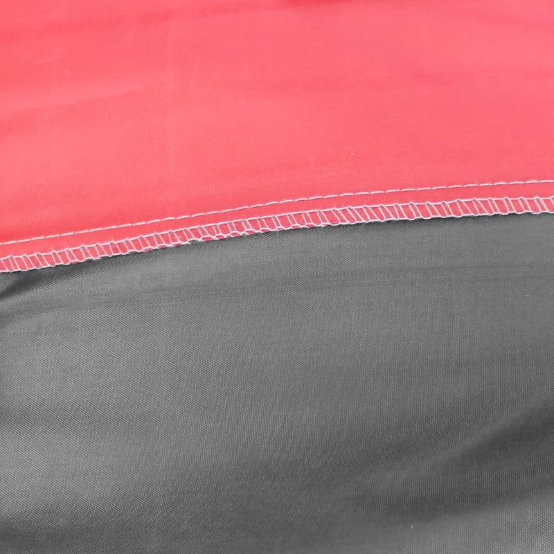 Image of Teenox Scooter Body Cover Compatible with Honda Dio 125 H-Smart Scooter Bike Rain Sun Heat UV Ray Dust Protection Cover - Gray&Red