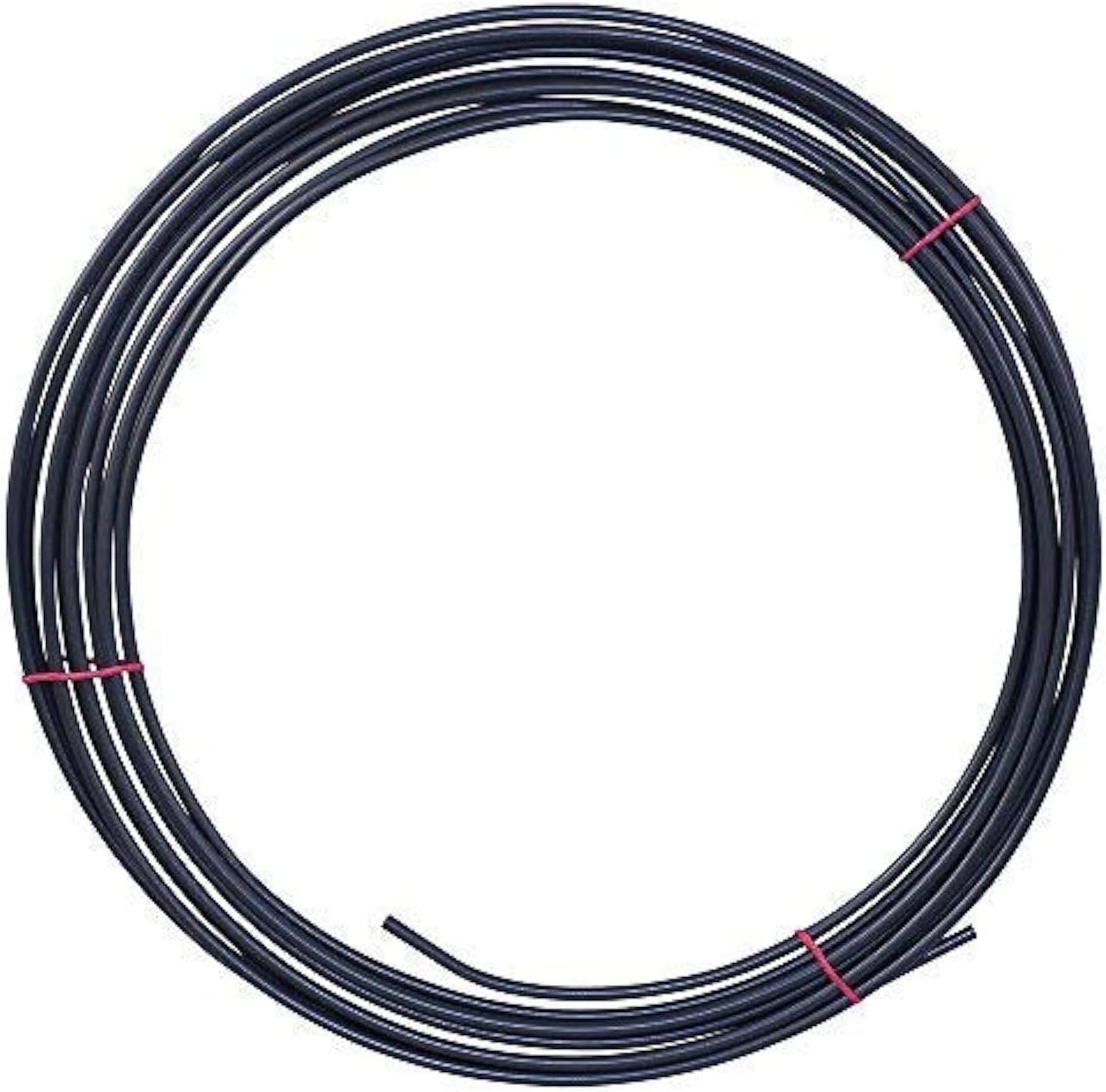 4LIFETIMELINES PVF-Coated Steel Brake, Fuel and Transmission Line Tubing Coil, 5/16 Inch, 25 Feet