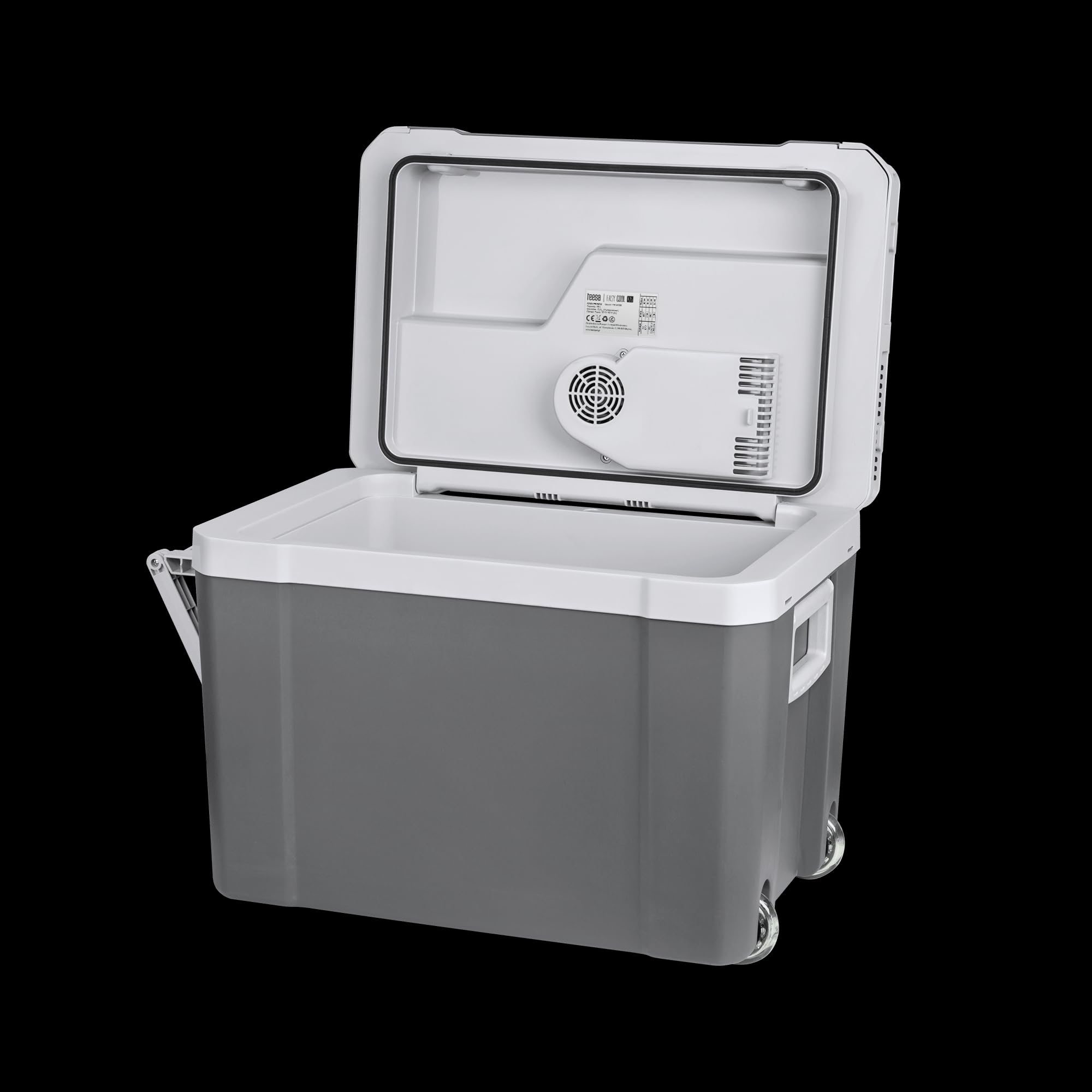 Termiczna lodówka podróżna z funkcją ogrzewania 35 l 12 V/230 V, ECO/MAX, kółka i uchwyt, cicha technologia Peltier