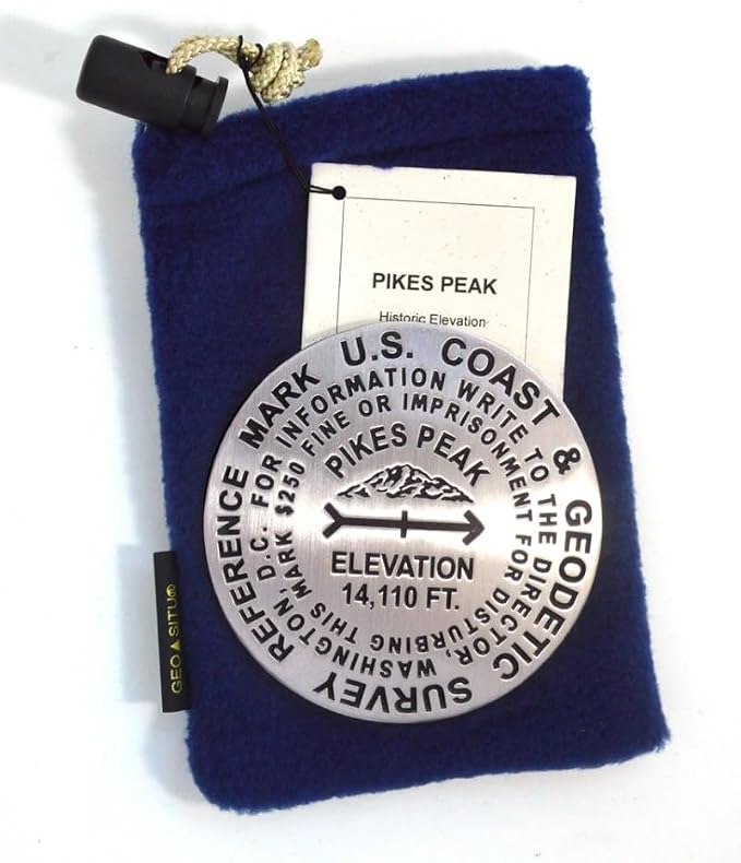 Pikes Peak, Colorado benchmark Paperweight