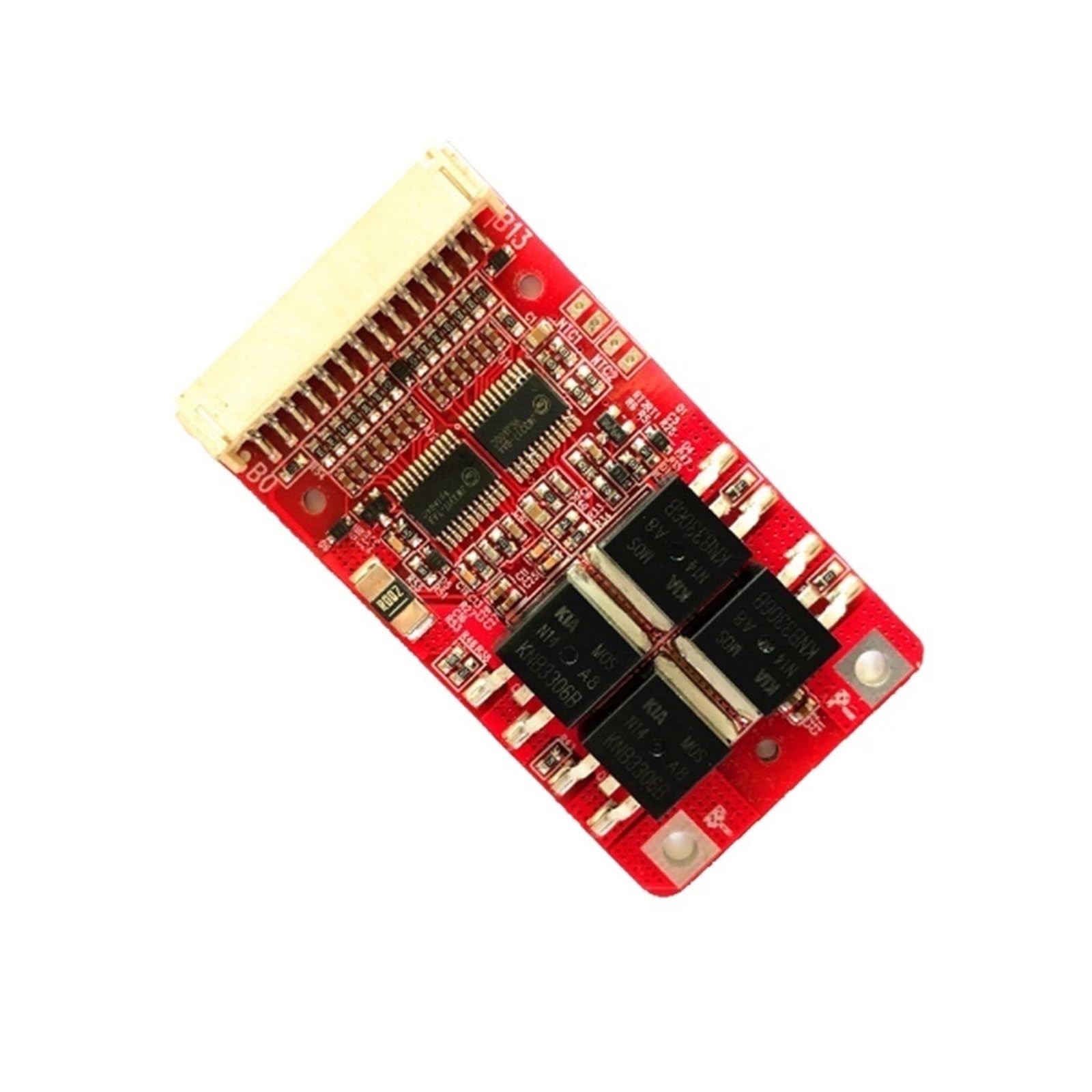 Płyta BMS, 13S 48V 54.6V 15A BMS 18650 tablica zabezpieczająca baterię litową BMS dla 13S 48V 54.6V e-skuter i akumulator do rowerów elektrycznych