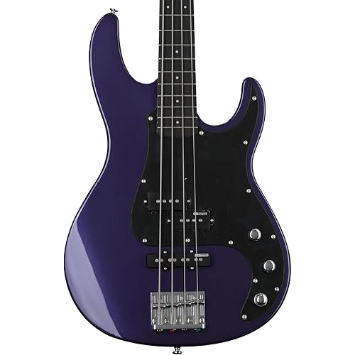 ESP LTD AP-204 Bass Guitar - Dark Metallic Purple
