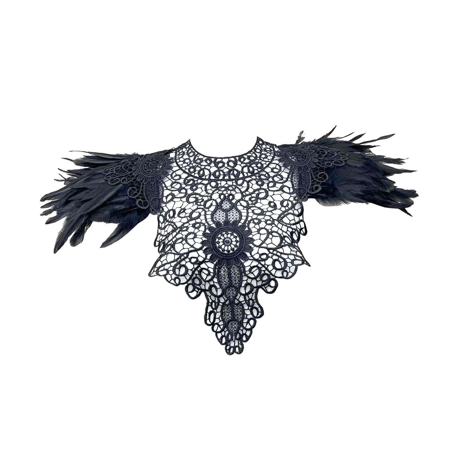 BNF® Women Artificial Shrug Shawl Christmas Costume Cape for Themed Party Black|Clothing Shoes & Accessories | Womens Accessories |Scarves & Wraps|1 Women Shrug Shawl-image-39