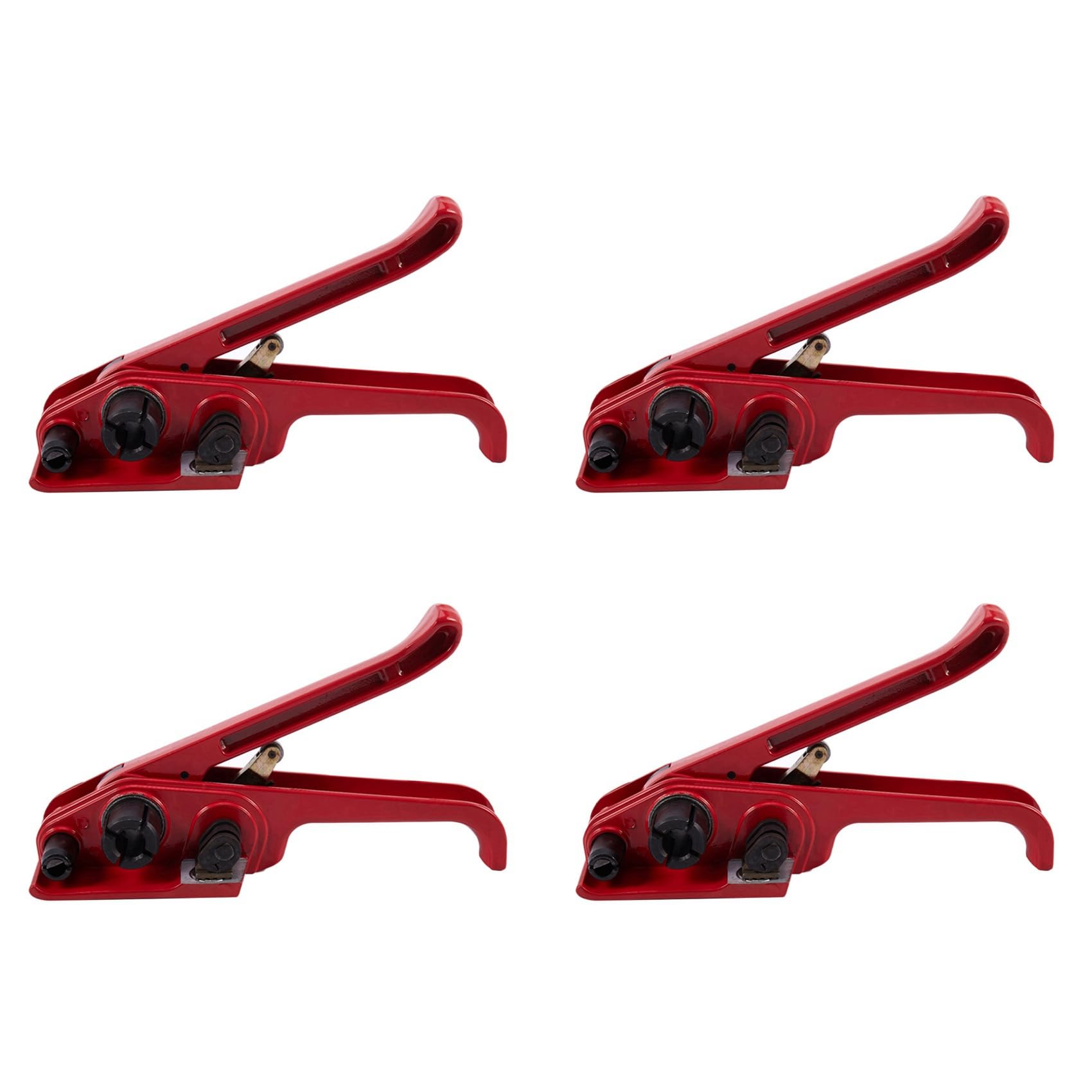 4X Tenditore per Cinghia in plastica Macchina per reggette in plastica per Animali Domestici Tenditore Manuale per imballaggio in plastica Utensili manuali per imballaggio Manuale