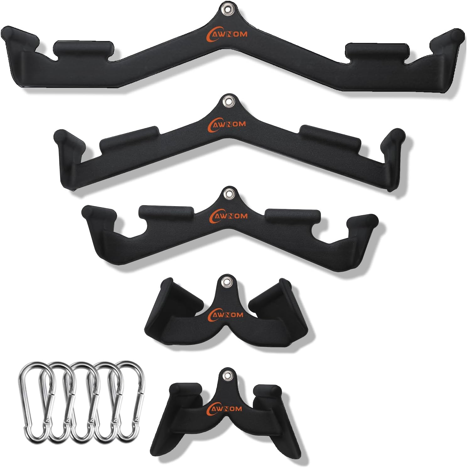 LAT Pulldown Attachments for Cable Machines, Cable Machine Attachments for Home Gym T Bar V Bar LAT Pulldown Machines Attachments, Back Tricep Bar Strength Training Handle Grip