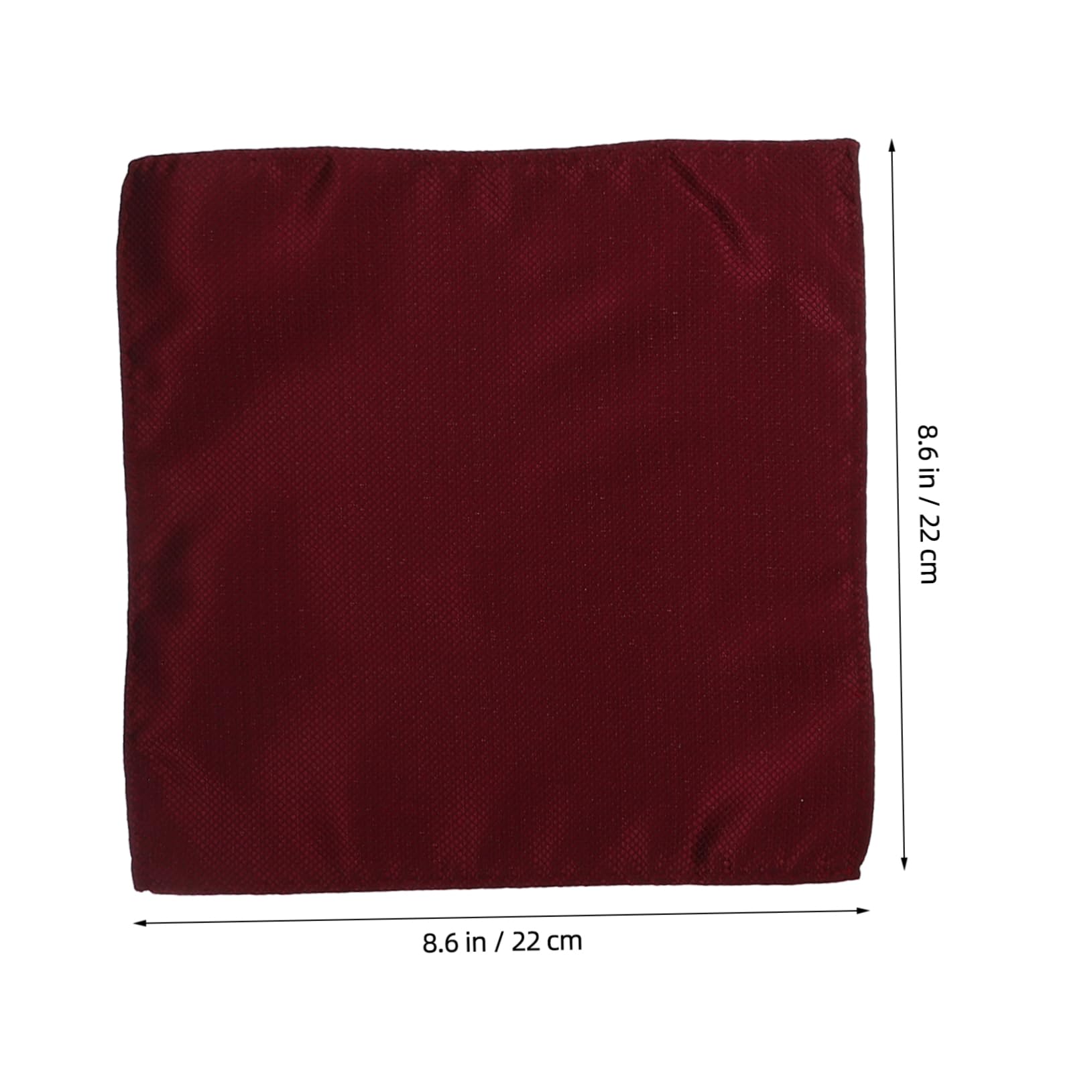 TOVINANNA Men's Classic Pocket Square Set 6pcs Decorative Handkerchiefs Soft Safe Material White Black Burgundy Maroon Navy Purple for Formal Occasions