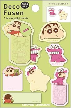 Amazon.co.jp: ティーズファクトリー クレヨンしんちゃん Deco付箋