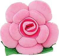 Vista 16 de Cojín de asiento de flores, cojines de suelo, cojines para muebles de patio, rellenos de almohada (23.6 in, azul)