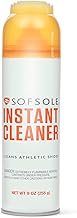 SOFSOLE Instant Cleaner 5 oz or 9 oz - Deep Cleaning Foaming Action Lifts Dirt & Debris from Toughest Fabrics & Materials - Scrub Top Applicator - Refreshing Scent - Athletic Shoes & Footwear