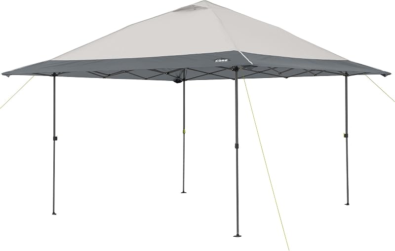 13 FT x 13 FT Instant Pop Up Canopy Tent | Portable Straight Leg Outdoor Gazebo Shelter with Wheeled Carry Bag | Perfect for Camping, Beach, Picnic, Backyards, BBQ, Tailgate, Patio and Party