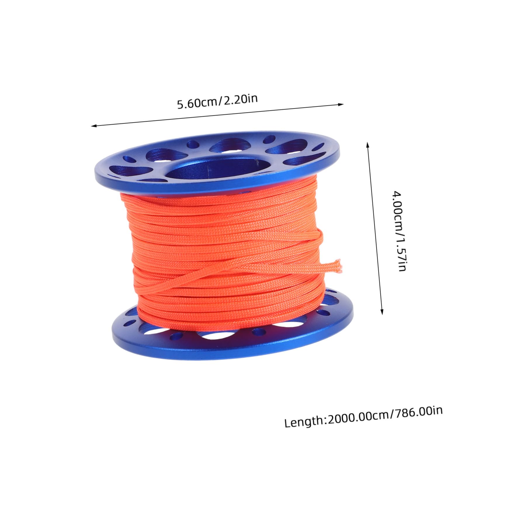 Parliky 1Set Compact Diving Spool Finger Reel for Scuba Diving Lightweight and Durable Scuba Reel for Underwater Activities