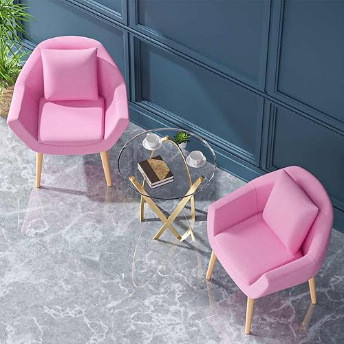 Miniatura 5 de CZDYUF - Silla de sofá con respaldo alto, cómoda silla de sala de estar, sillón de cojín grueso con almohada para sala de reuniones (color negro,