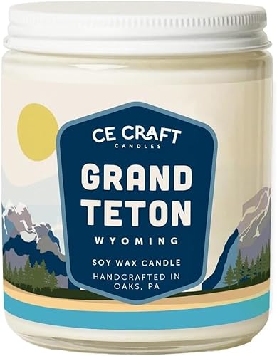 Miniatura 1 de CE Craft - Velas inspiradas en el Parque Nacional - Aromas naturales para el hogar - Regalos perfectos para amantes del aire libre, buscadores de