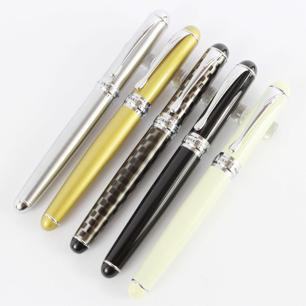 5 pcs Jinhao X750 Fountain Pen with Simple Pen Bag