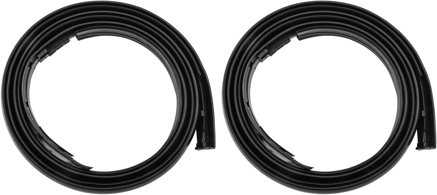 Roof Molding Drip Weatherstrips Right and Left Compatible with Toyota Tacoma Double CAB 2005-2015 Replaces 75551-04063 75552-04063