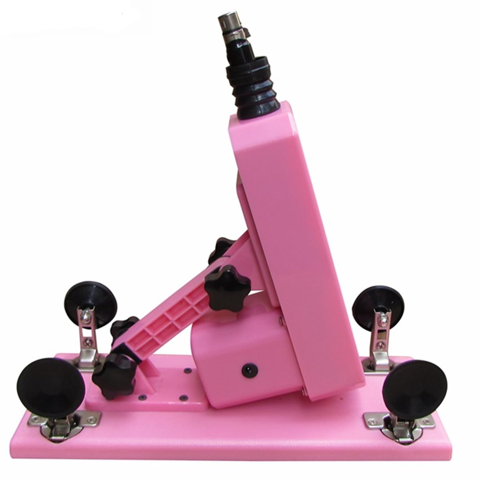 AMAZBEE Sex Machine Juguetes Sexuales - Máquinas y Dispositivos para Parejas Consolador Vaginal y Anal de Empuje Automático Máquina Sexual Portátil Con 3 Accesorios (Pink)
