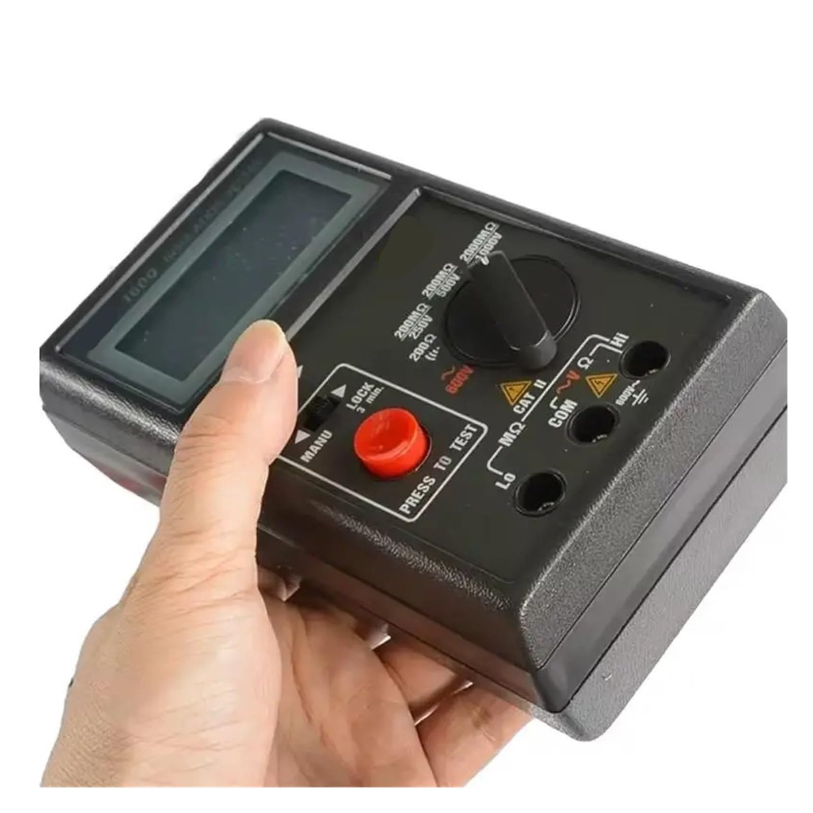 Multimetr cyfrowy, Przenośny tester izolacji TES-1600, miernik z automatycznym zerowaniem do prac remontowych i majsterkowania
