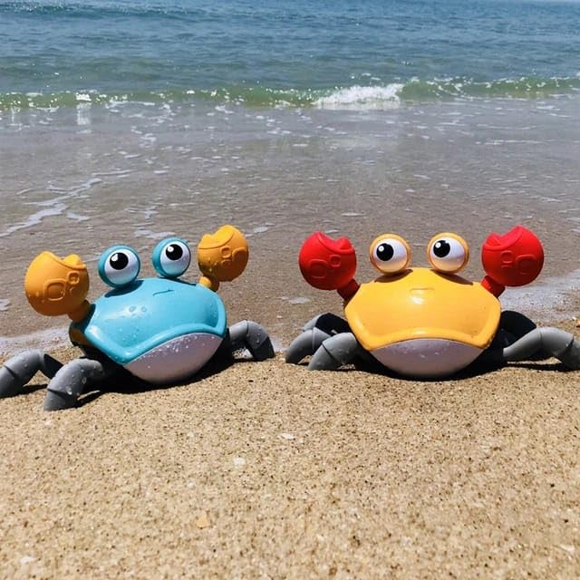 Image of COSMOBABY Premium Crawling and Swimming Bath Toy Crab for Boys and Girls Proudly Made in India