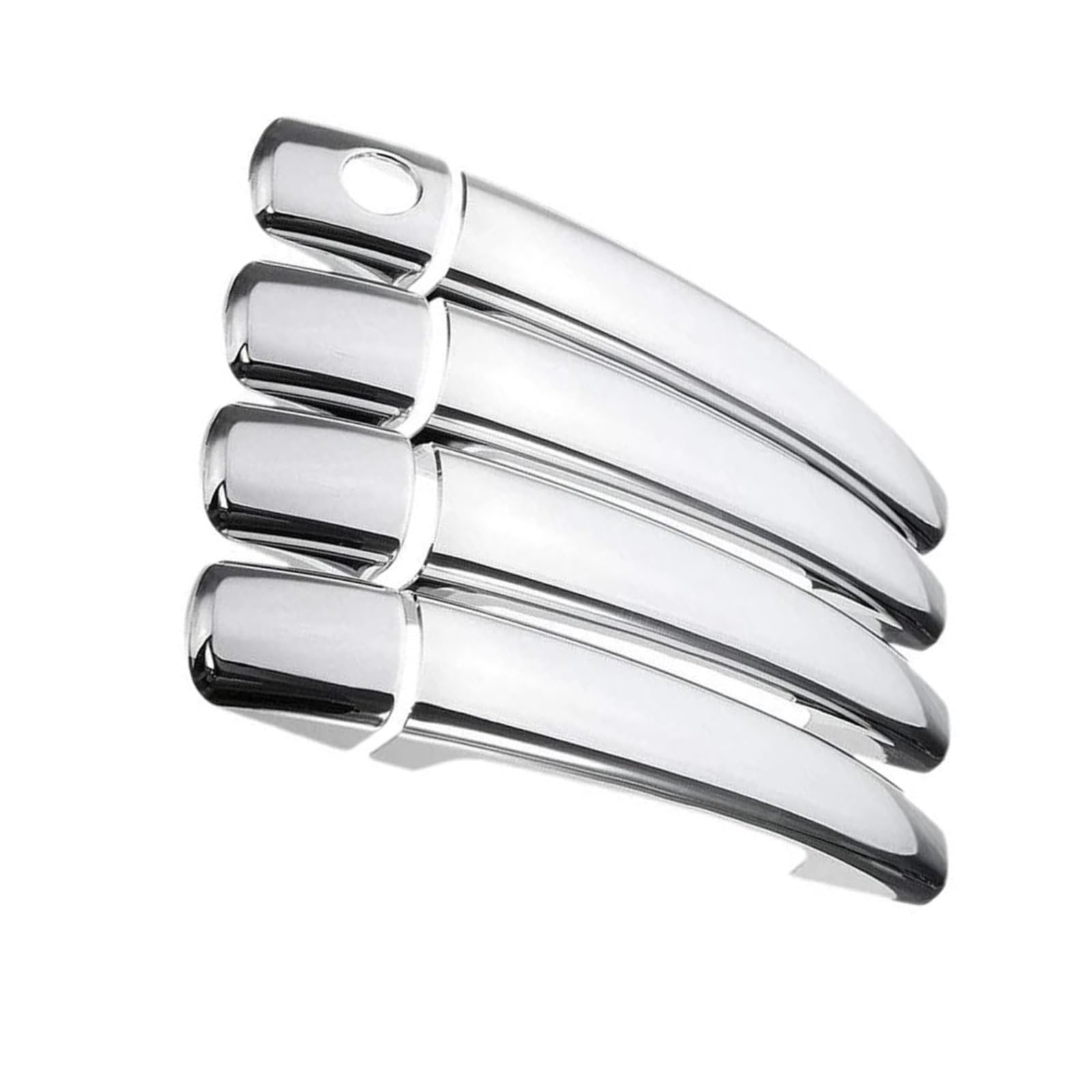 HETEVSCCK Chrome Door Handle Cover Trim for Citroen C4 C4 for Picasso C6 for Peugeot 207 308 407