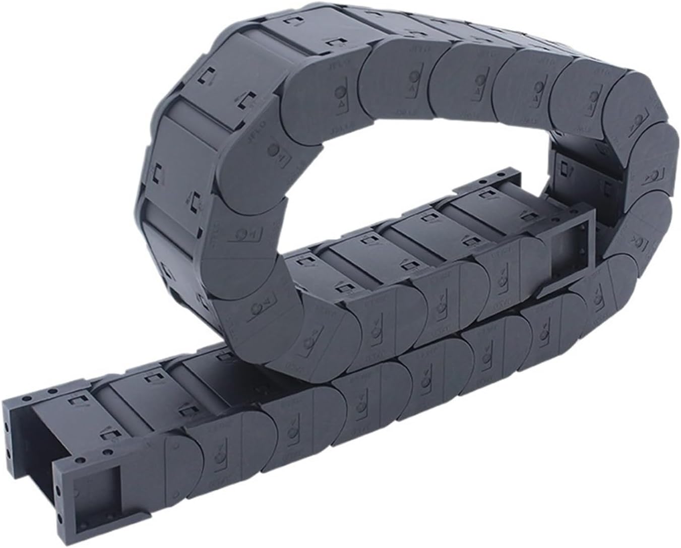 BIRAN 1-Meter Cable Drag Chain.Series of J30F.1.S-enclose Type Both Side Opening(150mm,30x38 mm-FJT)