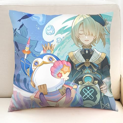 LaaHY Game Coussin rembourré pour Freminet, Mignon Dessin animé Doux Canapé Décoration Coussin pour Les Fans Joueurs Cadeaux,10