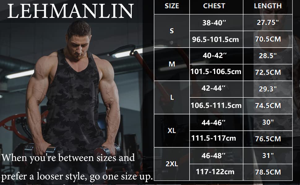 Lehmanlin Heren Sport Stringer Tank Top, Bodybuilding Workout Tank Tops voor de Sportstudio, Dagelijkse Training Casual T-shirts Sneldrogend - Image 8