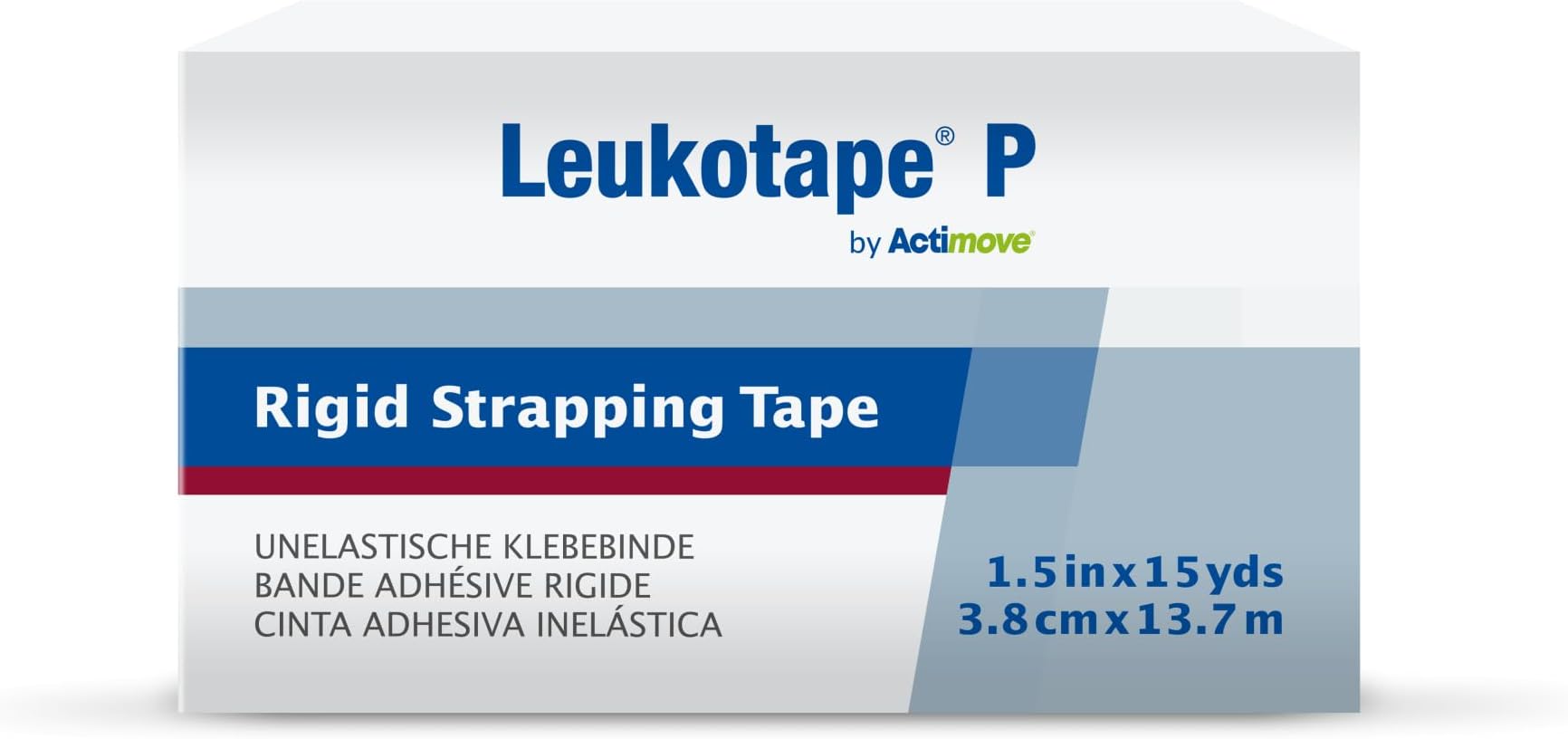 Leukotape P Heavy-Duty Rigid Strapping Sports Tape 1-1/2quot; x 15 yds. [Roll ]