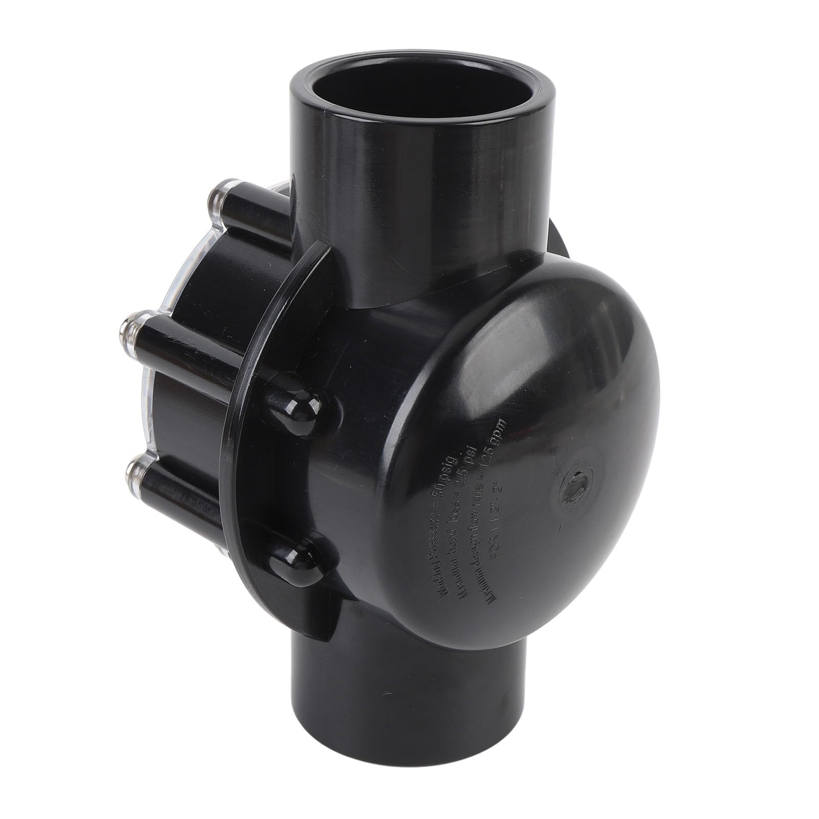 Clapet Anti-Retour de Piscine, 2 Pouces, 2 Voies Droites à 180 Degrés 7305, Clapet de Remplacement pour Spa, Démontage Facile, Clapet Anti-Retour D'aquarium pour Remplacement de