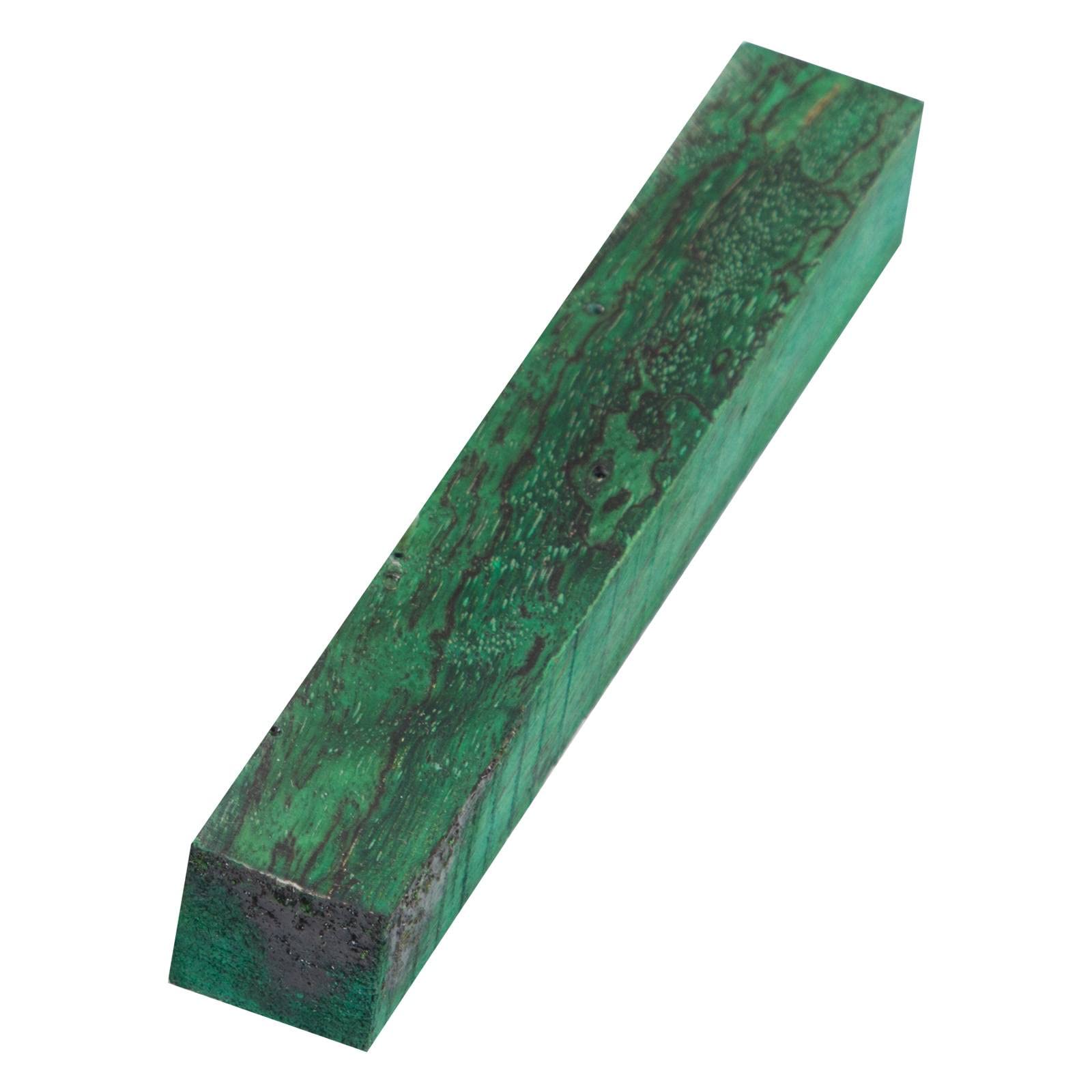 Penn State Industries WXPR14X5 Stabilized Spalted Tamarind Pen Blank, 3/4" x 3/4" x 5" (Green)