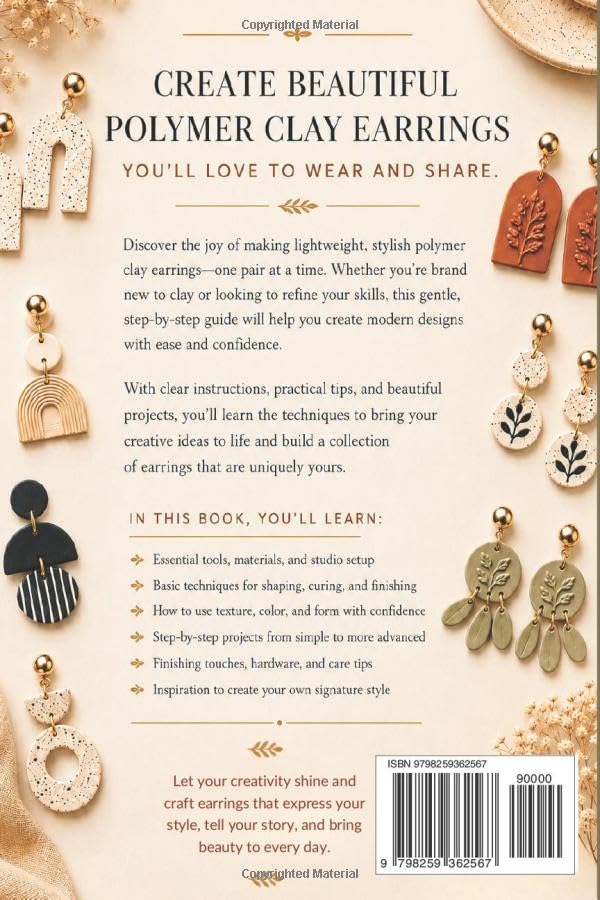 How to Make Polymer Clay Earrings: A Gentle Beginner’s Guide image 3