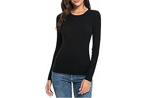 Women's Stretchy Long Sleeve Top: A Versatile Essential for Your Wardrobe