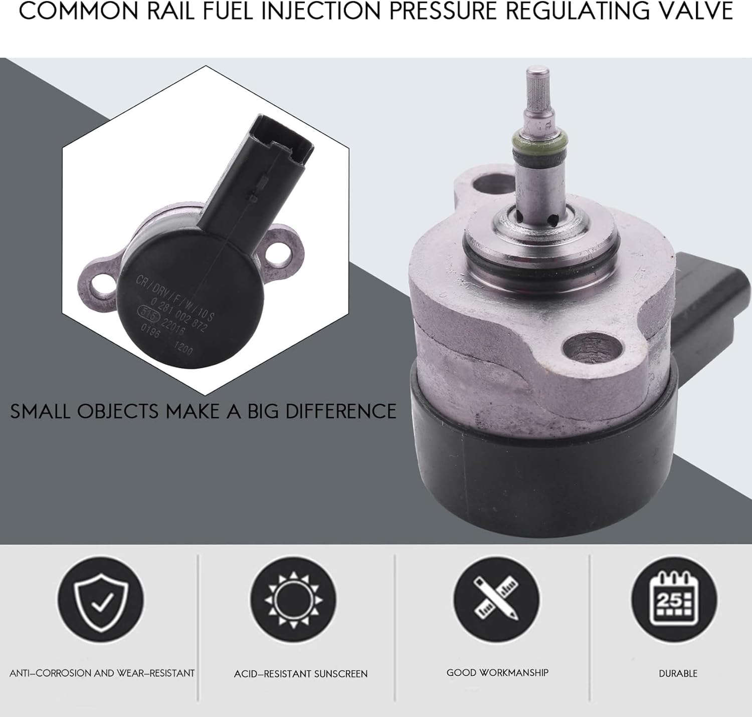 Regolatore di Pressione della Pompa Carburante Common Rail per per 2.0 0281002493