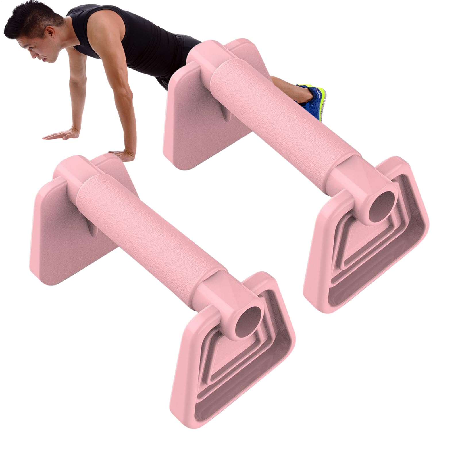 Push Up Bars for Men Portable Foldable Lightweight Floor Workouts