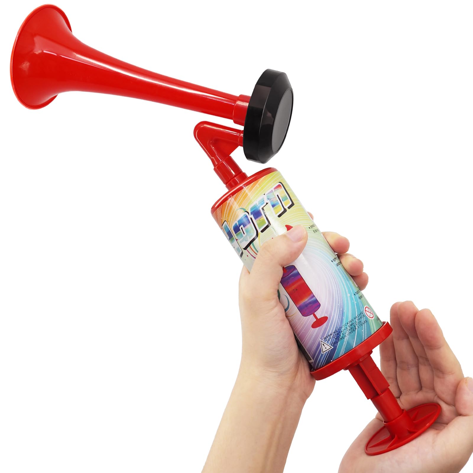 Corno Da Stadio Manuale - Tromba Ad Aria Compressa, 110 DB, Per Sport E Emergenze - Foto 7