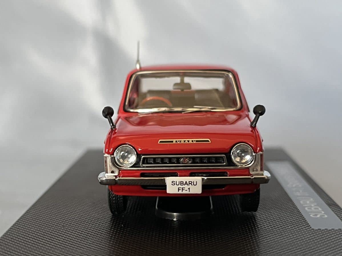 エブロ スバル 1100 FF-1 1969 スポーツセダン ミニカー 赤 エブロ スバル 1100 FF-1 1969 スポーツセダン ミニカー 赤
