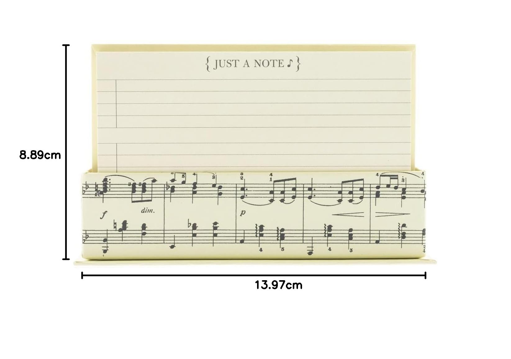 Vintage Music Note: Flat Notecard Sets